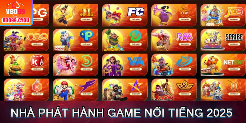 Nhiều nhà phát hành game nổi tiếng